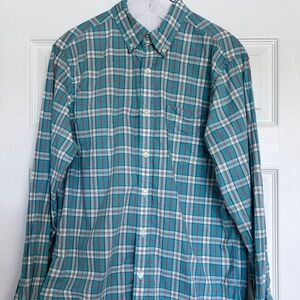 Sonoma Long-Sleeve Plaid Button Down Shirt, Size Medium
